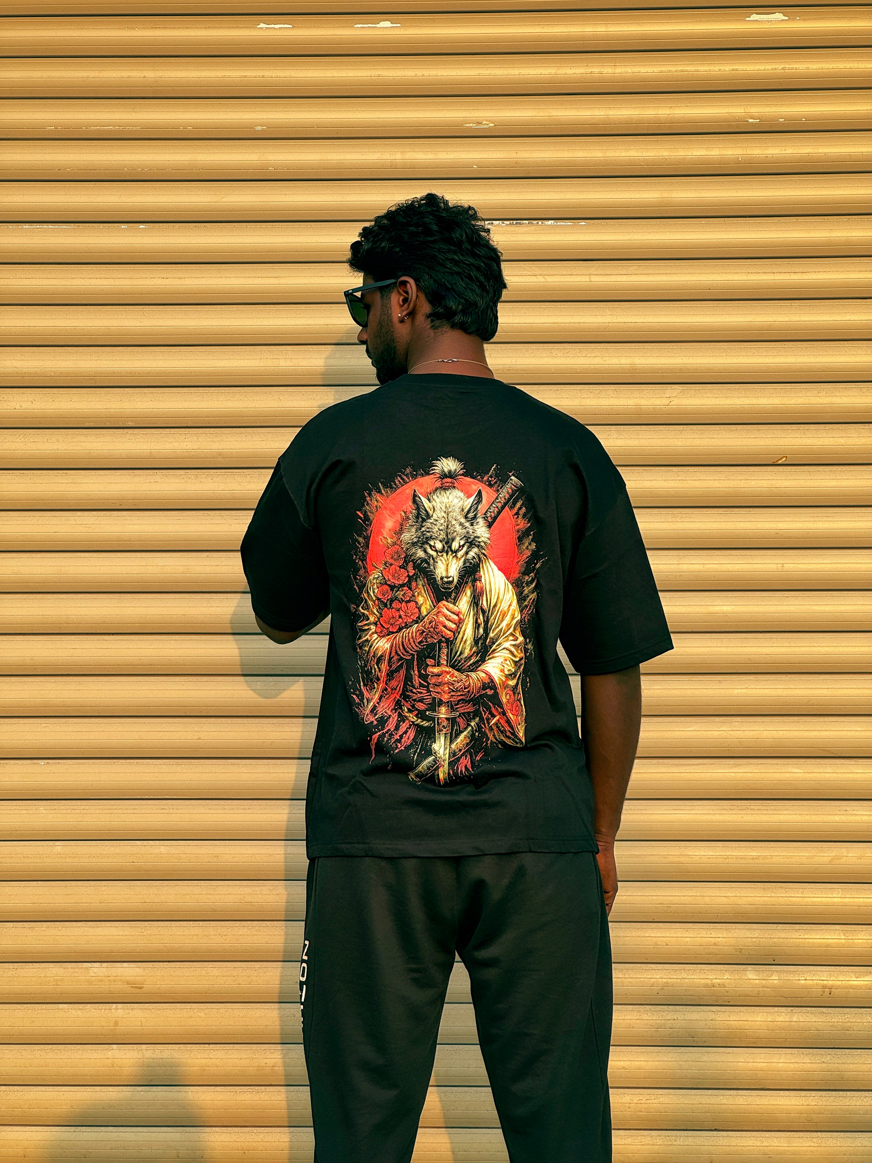 SAMURAI WOLF OVERSIZED T-SHIRT🐺
